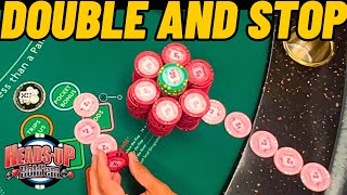 The Ultimate Beginners Luck Session  PRESS For SUCCESS Heads Up Holdem Poker [upl. by Araik]