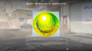 CS2 made this Gold sticker insane🔥🔥🔥  CS2 Updated KATOWICE Gold Sticker [upl. by Ibby970]