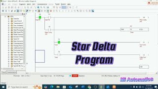 Star Delta Program at Delta Plc [upl. by Rihat]