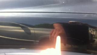 HOW TO FIX A BIG DENT CHEAP 1  BASIC AUTO BODY REPAIR [upl. by Leihcar]