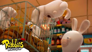 RABBIDS INVASION  Wake Up Rabbids S1E30 New episodes  Cartoon for kids [upl. by Marris]