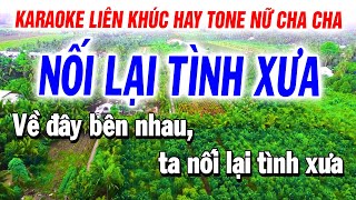 Liên Khúc Karaoke Tone Nữ  Cha Cha  Beat Hay Nhất 2023 [upl. by Agiaf]