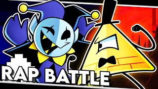 Jevil vs Bill Cipher Gravity Falls ft Flip D Switch Deltarune Rap Battles [upl. by Drisko]