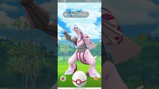 Shiny Palkia Encounter  Reaction In Pokemon Go Shorts [upl. by Erodisi710]