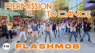 KPOP IN PUBLIC AUSTRALIA BTS방탄소년단  PERMISSION TO DANCE 1TAKE FLASHMOB DANCE COVER [upl. by Nalro]