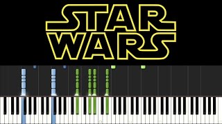 Star Wars  Main Theme Piano Tutorial  sheets [upl. by Dionis148]