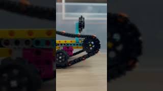 Lego Spike Prime Tank pulls 3 Cars [upl. by Rese]