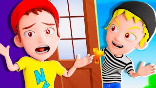 Knock Knock Whos at the Door  Kids at Home  Best Kids Songs and Nursery Rhymes [upl. by Jeri933]