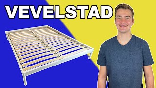 Step By Step  VEVELSTAD Bed Frame IKEA Tutorial [upl. by Claude]