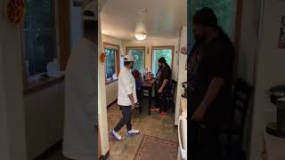 Telling teenage sister to tell parents she’s pregnant prank🤰😅 shorts [upl. by Irrek]