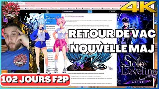 VOD ►RETOUR DE VAC NOUVELLE MAJ BARAN HYPE Solo LevelingArise F2P Fr 4K [upl. by Neraa]