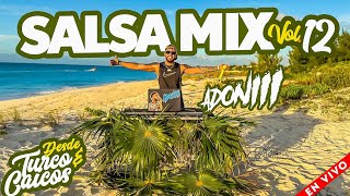 SALSA CLASICA VOL 12 🥁 LAS 12 MEJORES SALSA  MEZCLADA EN VIVO POR DJ ADONI ♥️🍺🥃  SALSA MIX [upl. by Fiertz649]