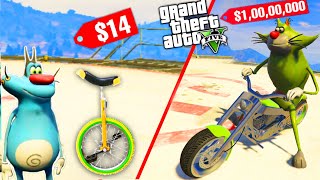 OGGY AND JACK Fight for BEST BIKE in GTA 5 🤠 Oggy and Jack Gta 5 Gameplay [upl. by Drof132]