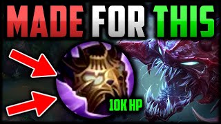 NEW ITEM BREAKS CHOGATH 10k HP 545 AD How to Play ChoGath amp CARRY for Beginners Season 14 [upl. by Ybor852]