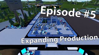 Roblox Space Industry Simulator Playthrough Ep 5  Moonrock Parts and Expanding Production [upl. by Pepito]