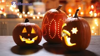 COME INTAGLIARE LA ZUCCA DI HALLOWEEN Il tutorial passo passo di GialloZafferano [upl. by Jarl]