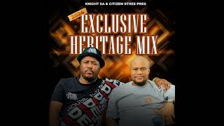 Knight SA amp Citizen Sthee  Exclusive Heritage Mix 2024 Edition [upl. by Ordnagela]