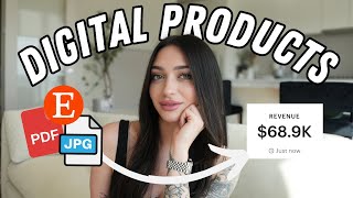 How To Start Selling DIGITAL PRODUCTS on Etsy in 2024 Easy Steps for Beginners [upl. by Olimac]