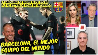 Barcelona APLASTÓ al Estrella Roja NO DEJA de marcar goles ¿El mejor equipo del mundo Exclusivos [upl. by Latoniah738]