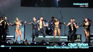 Olga Tañon  Mix Celia Cruz  Movistar Arena Santiago de Chile  17052015 [upl. by Laurella]