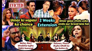 Umar Riaz Evicted  BB15 2 Week Extended  Panelist ka TejRan pe drama  Crazy manu  BiggBoss15 [upl. by Nelo]