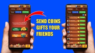 How to send coins gifts your friends and request coins gifts your friends in carrom pool [upl. by Okimuk]