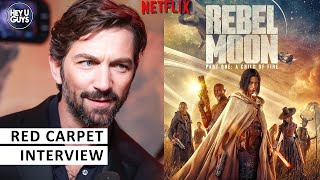 Michiel Huisman Rebel Moon  Part One A Child of Fire Premiere Interview [upl. by Banerjee648]