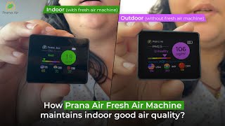 How Prana Air Fresh Air Machine Maintains Good Indoor Air Quality [upl. by Beberg]