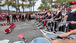 NC State Marching Band  Drumline 2 at Lenovo Center before Football Game 11022024 [upl. by Habas]