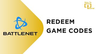 BattleNet  How To Redeem Game Codes on Battlenet [upl. by Aig]