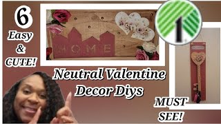 Neutral Valentine decor for all styles [upl. by Nave]