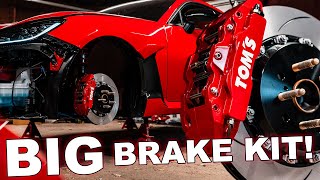 GR86 gets a BIG BRAKE KIT  Road to SEMA 23 [upl. by Rambow]