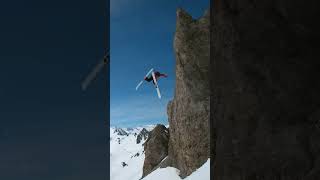 Candide Thovex playing with gravity with lAiguille Percée [upl. by Aniad]