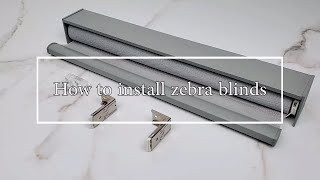 How to install Zebra Blinds [upl. by Dianthe]