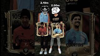 Courtois shocked 😲shorts easports fcmobile [upl. by Hareehahs]