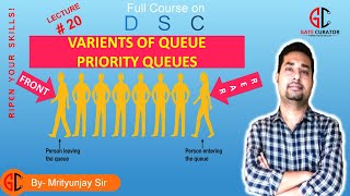 LECTURE 20  PRIORITY QUEUE  PRIORITY QUEUE AS ARRAYS  PRIORITY QUEUES AS LINKED LISTS [upl. by Sommer973]