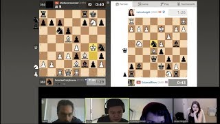 High level bughouse 16  helmsknight and ChickenCrossRoad vs VABORIS and JannLee [upl. by Ube345]