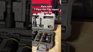 Klein tools model66070 flip impact socket set 7 piece kleintools powertools milwaukeetools [upl. by Ajak127]