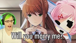 I asked Monika to marry me and this happened  Doki Doki Literature Club Monika After Story [upl. by Leatrice]