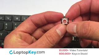 Keyboard Key Repair Guide  Lenovo Thinkpad T560  Install Repair Fix T550 W540 W550 0C44913 [upl. by Leffen591]