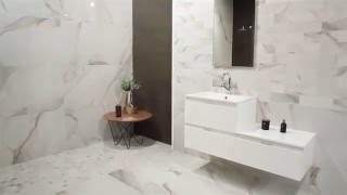 The finest calacatta marble inspired ceramics  Calacata amp Palace Calacata by Grespania [upl. by Laumas]