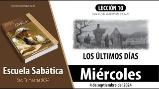 Escuela Sabática  Miércoles 4 de septiembre del 2024  Lección Alumnos [upl. by Enelyam]