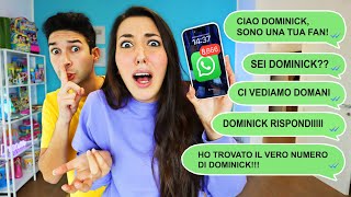 HO CREATO UN GRUPPO WHATSAPP SEGRETO CON TUTTI I NOSTRI FAN E DOMINICK NON LO SA [upl. by Calmas]