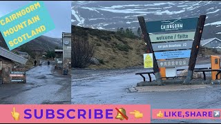 Cairngorm mountain rangeski resortTourScotlandUK🇬🇧Rainy day in CairngormMountainHD [upl. by Pomona682]