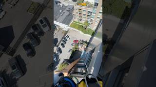 On Ropes  9 Story Building In Vancouver starboy work [upl. by Dranik]