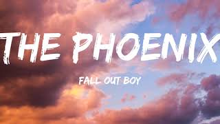 Fall Out BoyThe Phoenix Lyrics Video [upl. by Annairoc177]