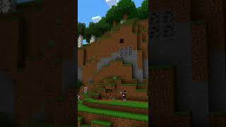 Como hacer una cuevicasa casa cueva en Minecraft 🏠✨ minecraft [upl. by Cita134]