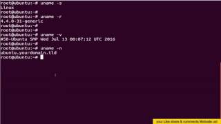 Uname Command Examples To Get Operating System Details [upl. by Shotton]