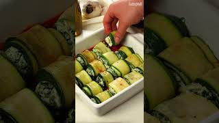 How to Make Zucchini Lasagna Rolls with Smoked Mozzarella [upl. by Alakam]