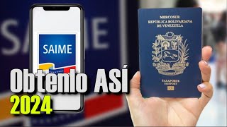 ASÍ obtienes el PASAPORTE en VENEZUELA 2024 [upl. by Pozzy]